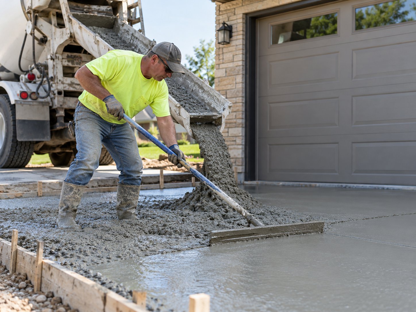 Concrete, Driveways & Steps service